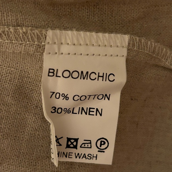 BloomChic Beige Women's Linen/cotton Blazer Jacket NWT. Sz 18/20 - Picture 5 of 5